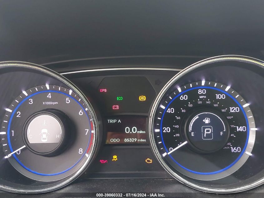 2013 Hyundai Sonata Se/Limited VIN: 5NPEC4AC7DH766698 Lot: 39860332