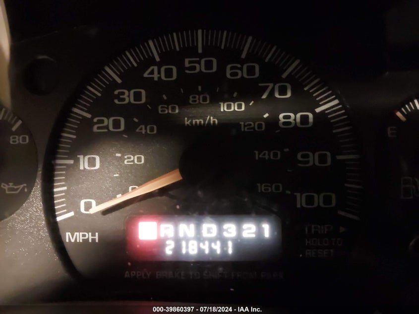 2002 Chevrolet Express VIN: 1GAGG25R321219022 Lot: 39860397