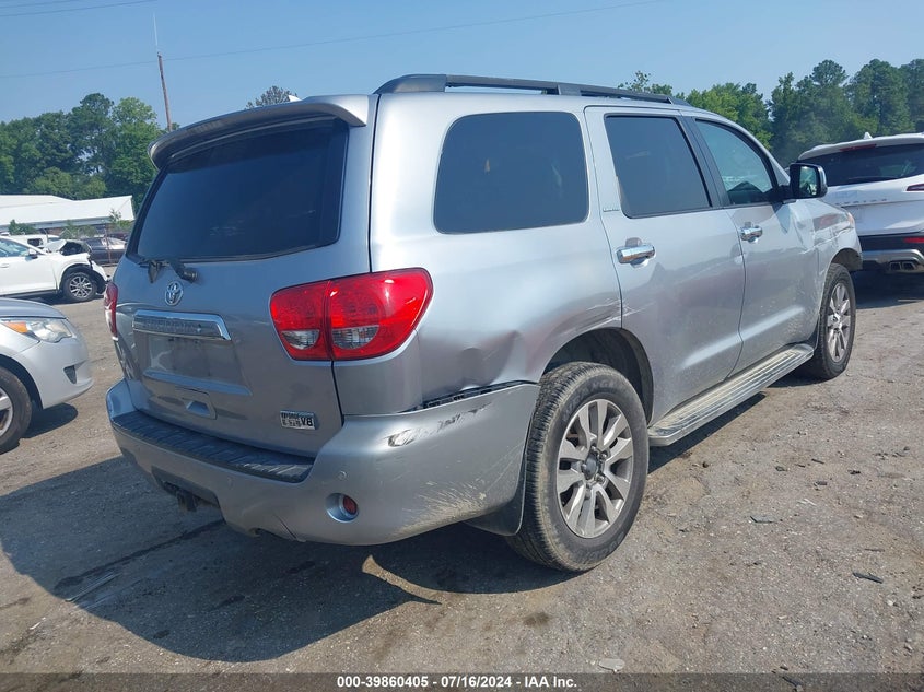 2011 Toyota Sequoia Limited VIN: 5TDJY5G14BS053163 Lot: 39860405