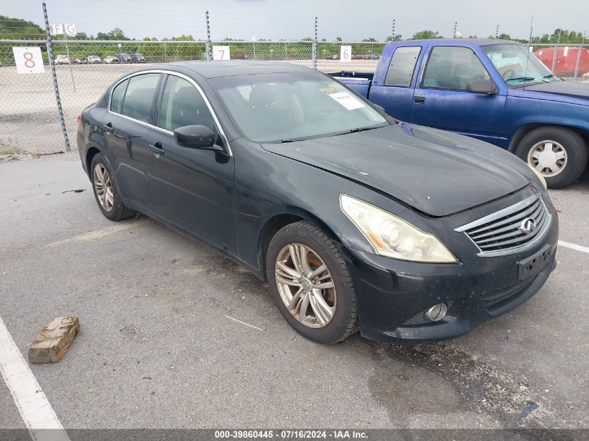 2011 Infiniti G25X VIN: JN1DV6AR5BM650735 Lot: 39860445