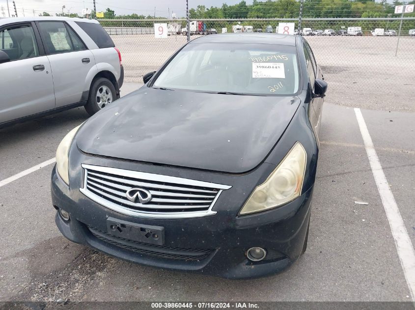 JN1DV6AR5BM650735 2011 Infiniti G25X