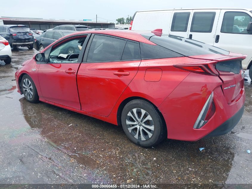 2021 Toyota Prius Prime Limited VIN: JTDKAMFP6M3166285 Lot: 39860455