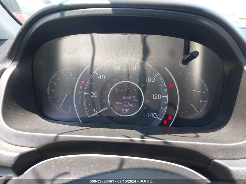 2013 Honda Cr-V Ex VIN: 3CZRM3H54DG700287 Lot: 39860461