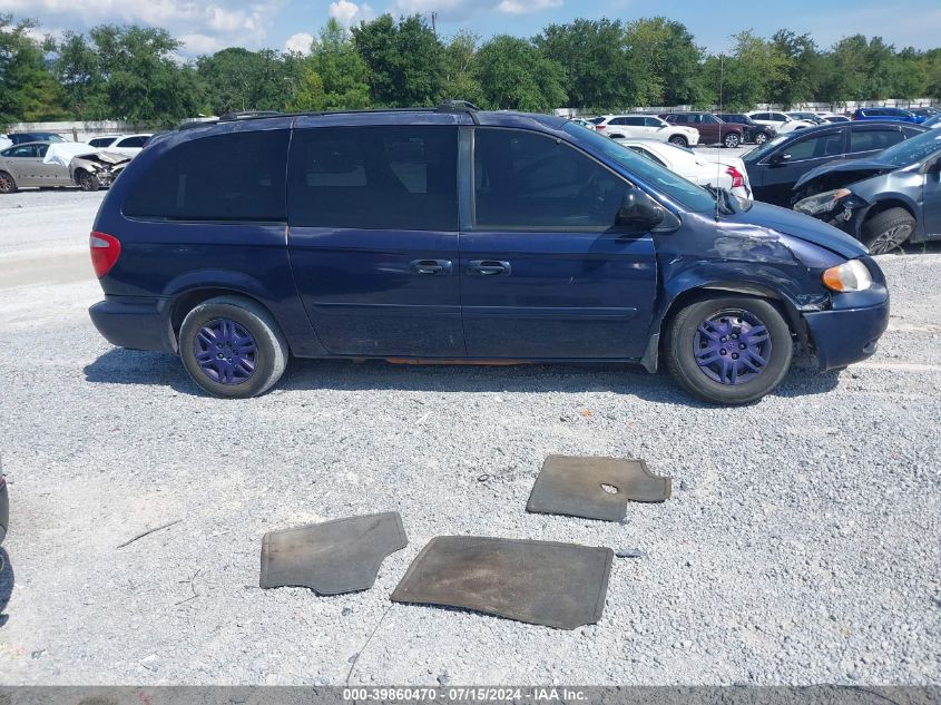 2005 Dodge Grand Caravan Se VIN: 2D4GP24R65R157627 Lot: 39860470