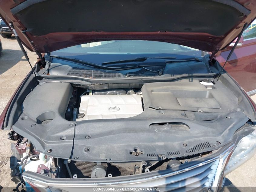 2013 Lexus Rx 350 VIN: 2T2BK1BA6DC163340 Lot: 39860486