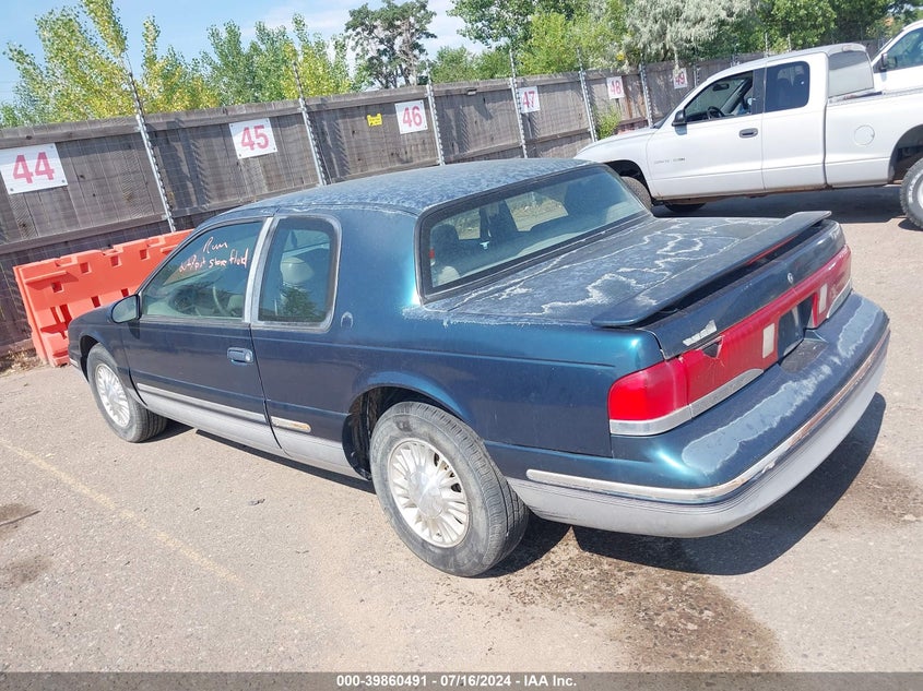 1997 Mercury Cougar Xr7 VIN: 1MELM62W9VH614512 Lot: 39860491