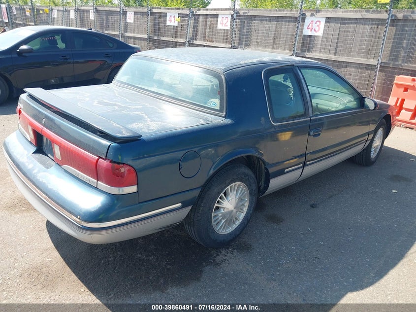 1997 Mercury Cougar Xr7 VIN: 1MELM62W9VH614512 Lot: 39860491