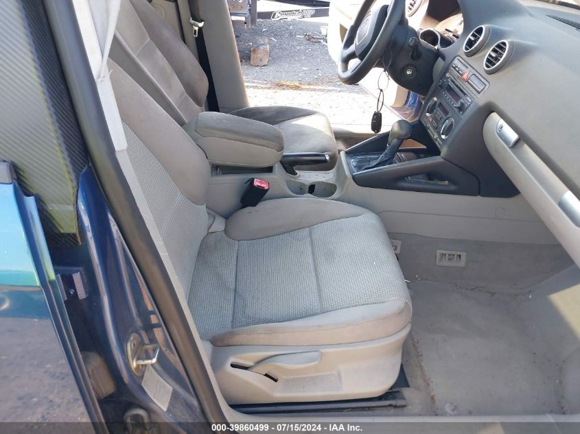 2006 Audi A3 2.0T VIN: WAUHF78P76A073409 Lot: 39860499