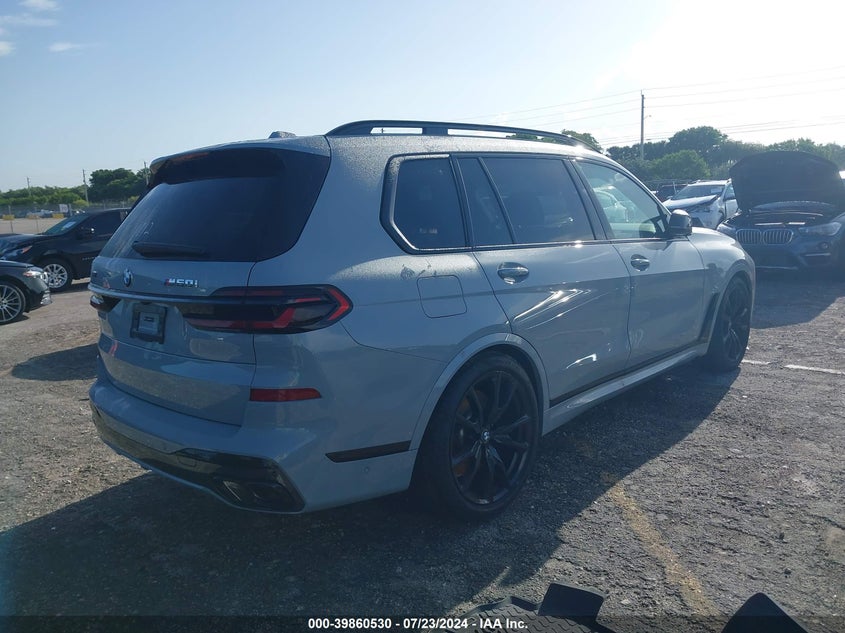 2024 BMW X7 M60I VIN: 5UX33EM04R9U69224 Lot: 39860530