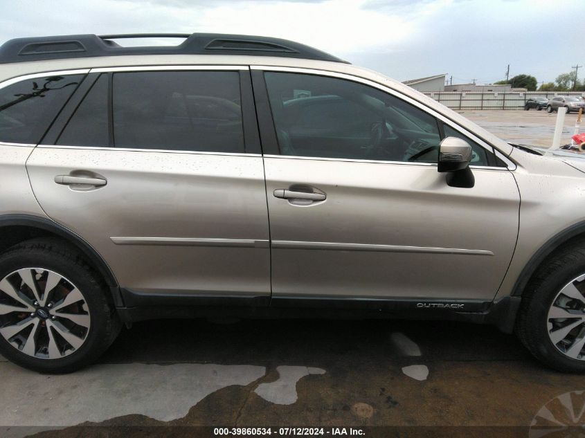 2016 Subaru Outback 2.5I Limited VIN: 4S4BSBNC8G3214806 Lot: 39860534