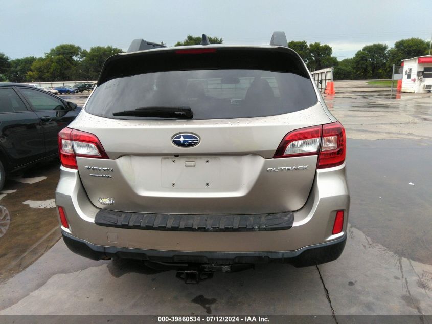 2016 Subaru Outback 2.5I Limited VIN: 4S4BSBNC8G3214806 Lot: 39860534