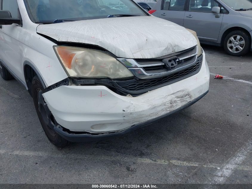 2010 Honda Cr-V Lx VIN: 5J6RE3H38AL010844 Lot: 39860542