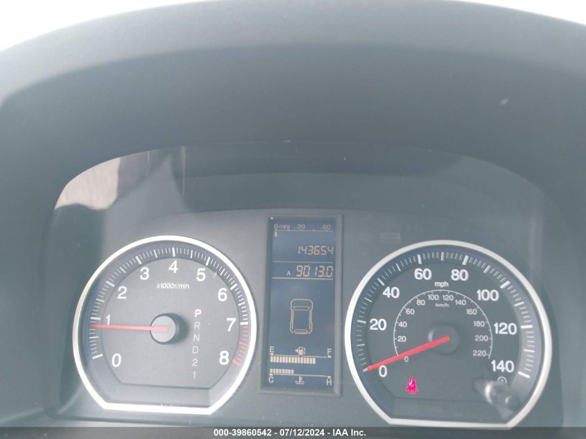 2010 Honda Cr-V Lx VIN: 5J6RE3H38AL010844 Lot: 39860542