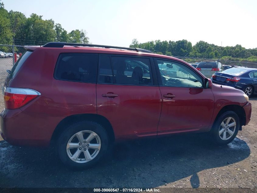 2010 Toyota Highlander Base V6 VIN: JTEZK3EH1A2096739 Lot: 39860547