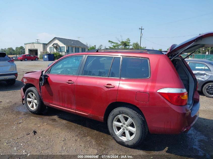 2010 Toyota Highlander Base V6 VIN: JTEZK3EH1A2096739 Lot: 39860547