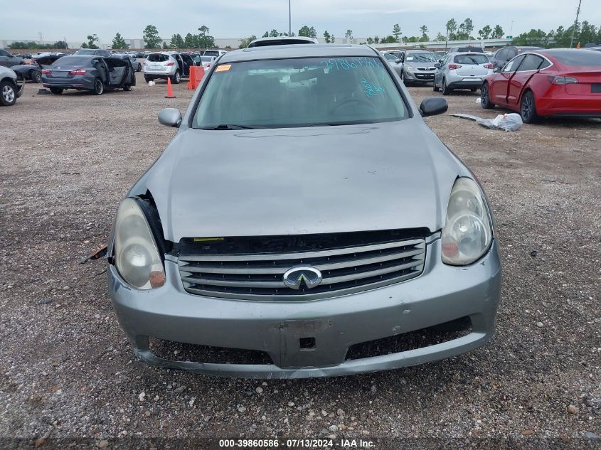 2006 Infiniti G35 VIN: JNKCV51E86M517276 Lot: 39860586