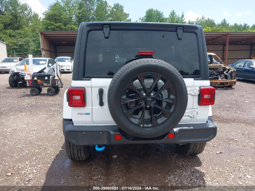 2022 Jeep Wrangler 4Xe Unlimited Sahara 4X4 VIN: 1C4JJXP69NW147183 Lot: 39860593