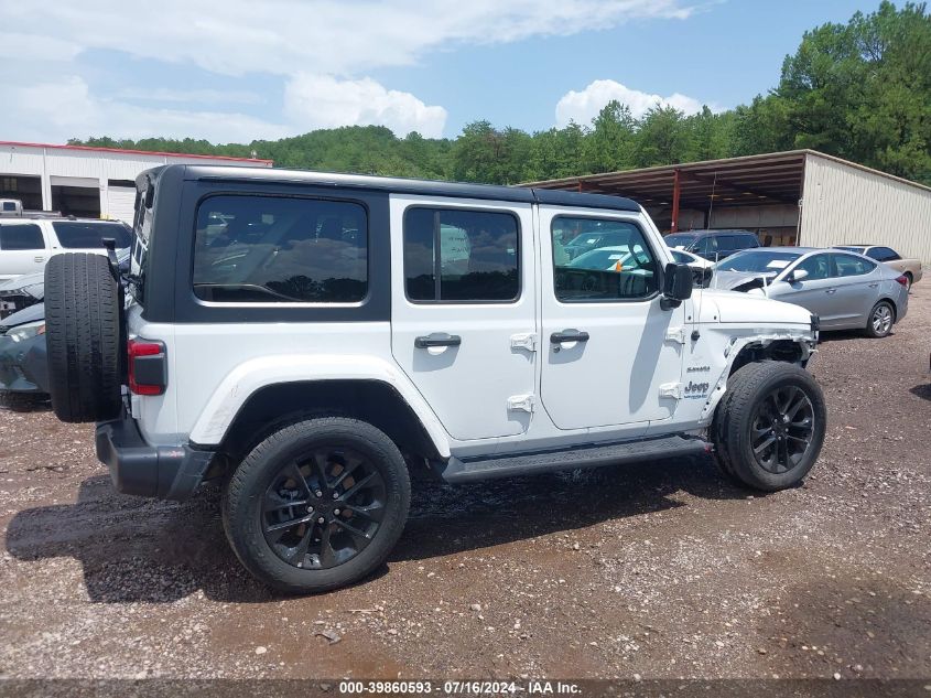 2022 Jeep Wrangler 4Xe Unlimited Sahara 4X4 VIN: 1C4JJXP69NW147183 Lot: 39860593