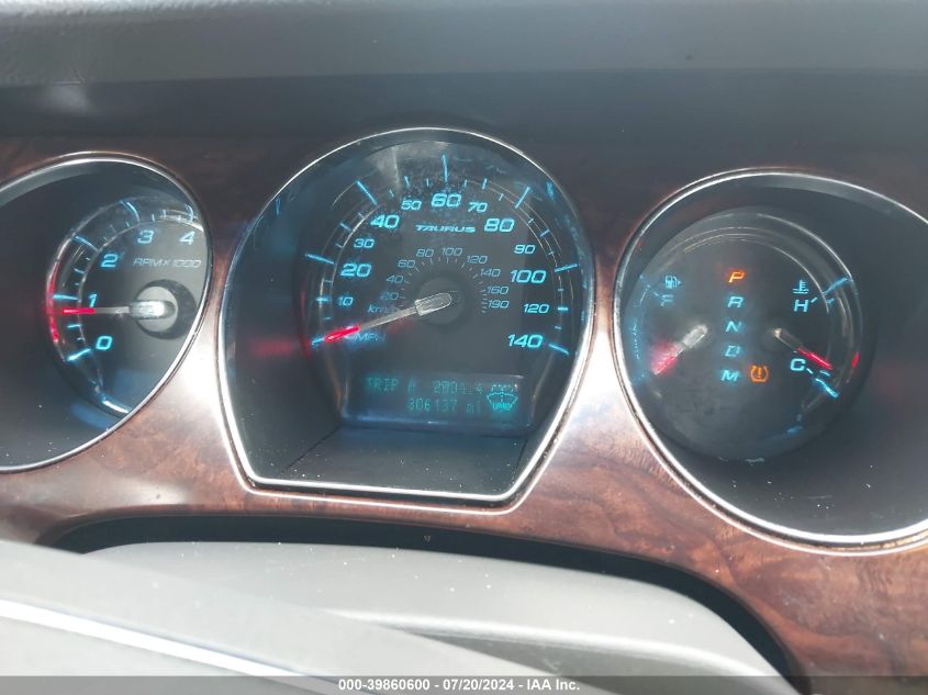 2010 Ford Taurus Sel VIN: 1FAHP2EWXAG110592 Lot: 39860600