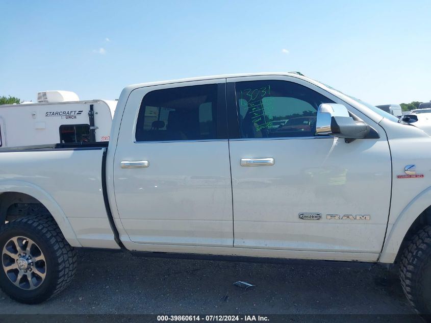 2021 Ram 2500 Limited Longhorn 4X4 6'4 Box VIN: 3C6UR5GL7MG583616 Lot: 39860614