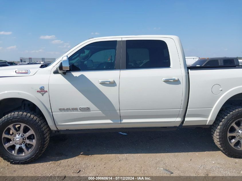 2021 Ram 2500 Limited Longhorn 4X4 6'4 Box VIN: 3C6UR5GL7MG583616 Lot: 39860614