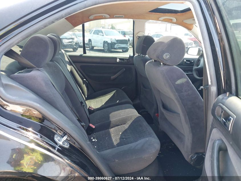 2002 Volkswagen Jetta Gls VIN: 3VWSB69M02M156399 Lot: 39860627