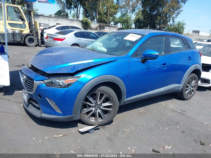VIN JM1DKFC75H0165948 2017 MAZDA CX-3 TOURING