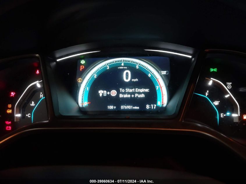 2018 Honda Civic Ex-T VIN: 2HGFC3B32JH351999 Lot: 39860634