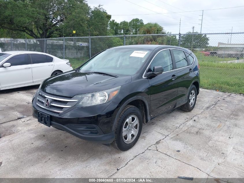 2012 Honda Cr-V Lx VIN: 2HKRM4H32CH602696 Lot: 39860685