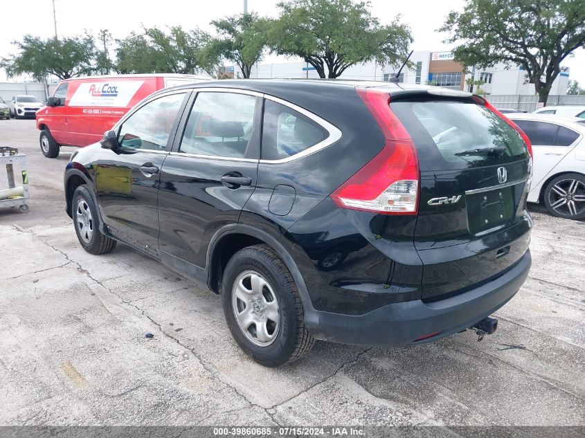 2012 Honda Cr-V Lx VIN: 2HKRM4H32CH602696 Lot: 39860685