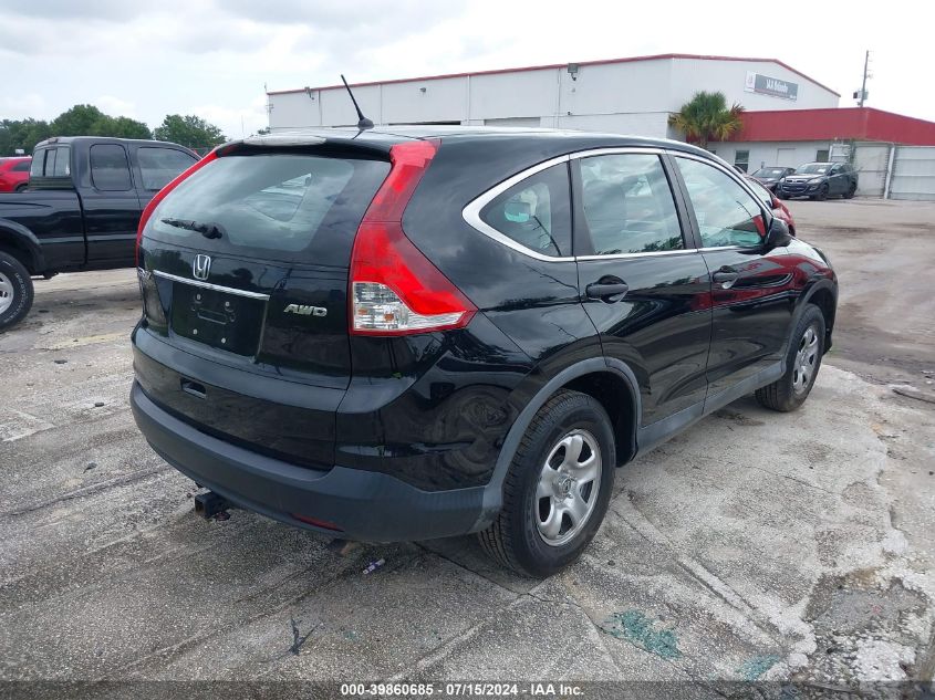 2012 Honda Cr-V Lx VIN: 2HKRM4H32CH602696 Lot: 39860685