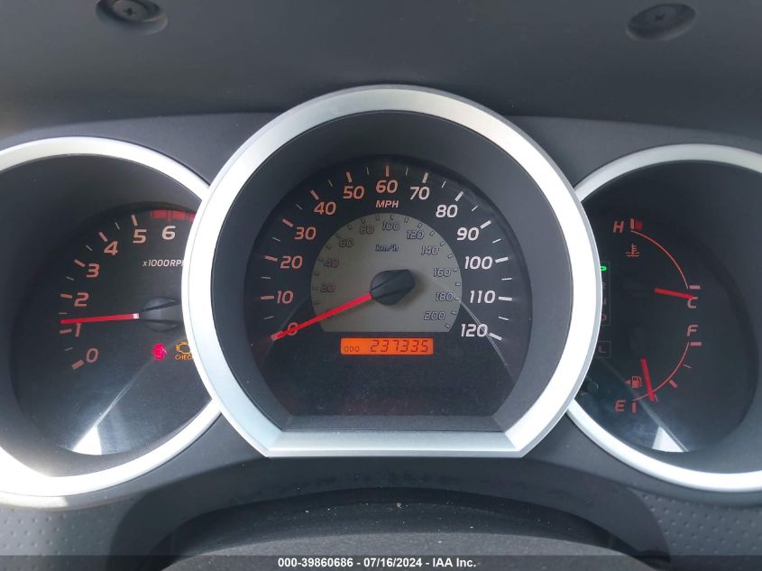 2005 Toyota Tacoma Prerunner V6 VIN: 5TETU62N95Z129309 Lot: 39860686