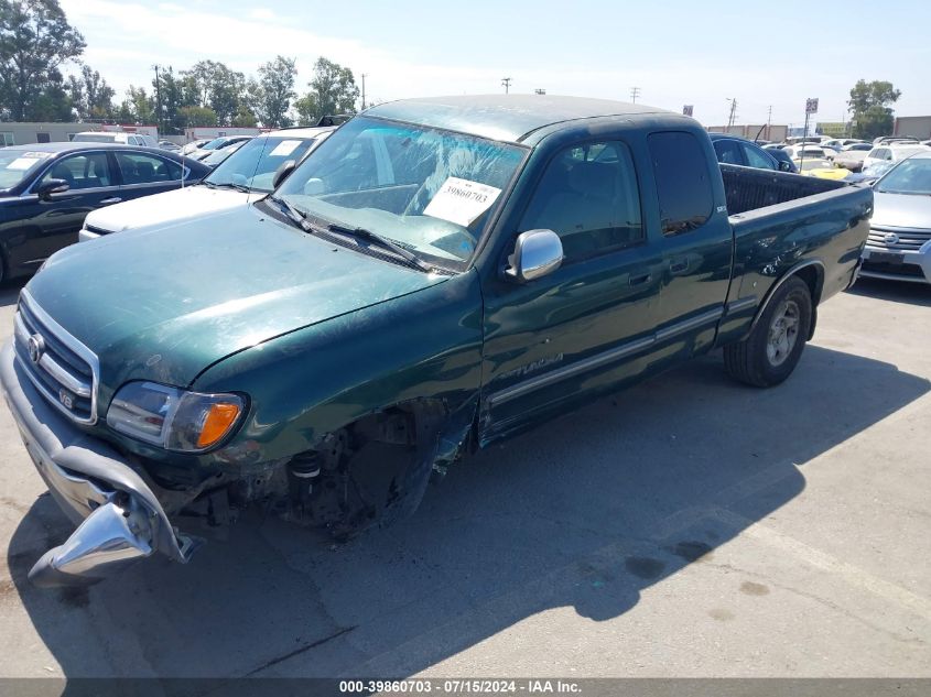 2001 Toyota Tundra Sr5 V8 VIN: 5TBRT34121S190703 Lot: 39860703