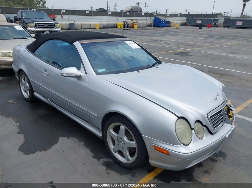 2002 Mercedes-Benz Clk 430 VIN: WDBLK70G62T113092 Lot: 39860708