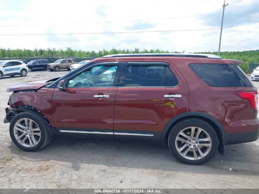 2016 Ford Explorer Limited VIN: 1FM5K8F89GGB83536 Lot: 39860736