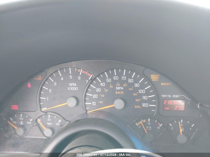 2001 Pontiac Firebird VIN: 2G2FS22KX12150409 Lot: 39860741