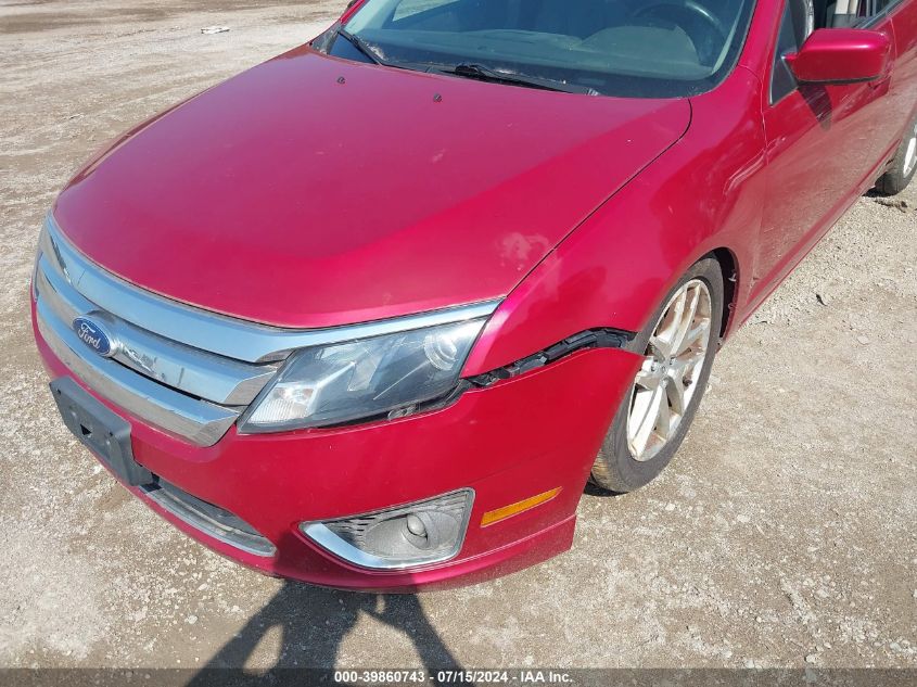 2011 Ford Fusion Sel VIN: 3FAHP0JGXBR188822 Lot: 39860743