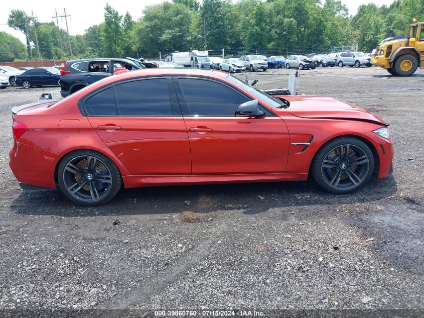 2016 BMW M3 VIN: WBS8M9C59GP966831 Lot: 39860760