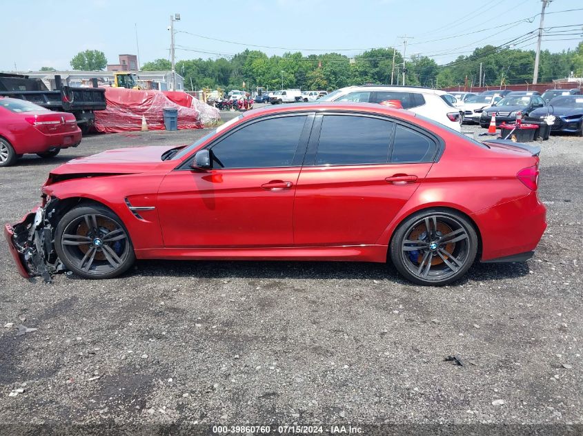 2016 BMW M3 VIN: WBS8M9C59GP966831 Lot: 39860760