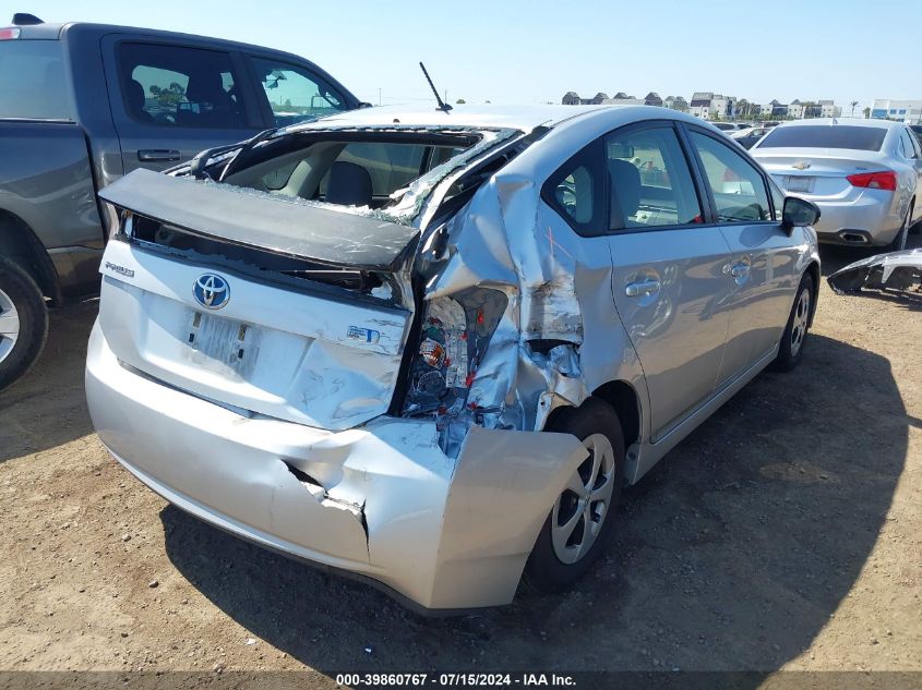 2012 Toyota Prius Two VIN: JTDKN3DU4C5447561 Lot: 39860767