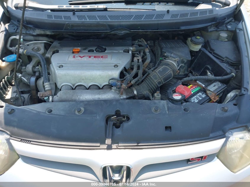 2008 Honda Civic Si VIN: 2HGFG21598H709238 Lot: 39860785