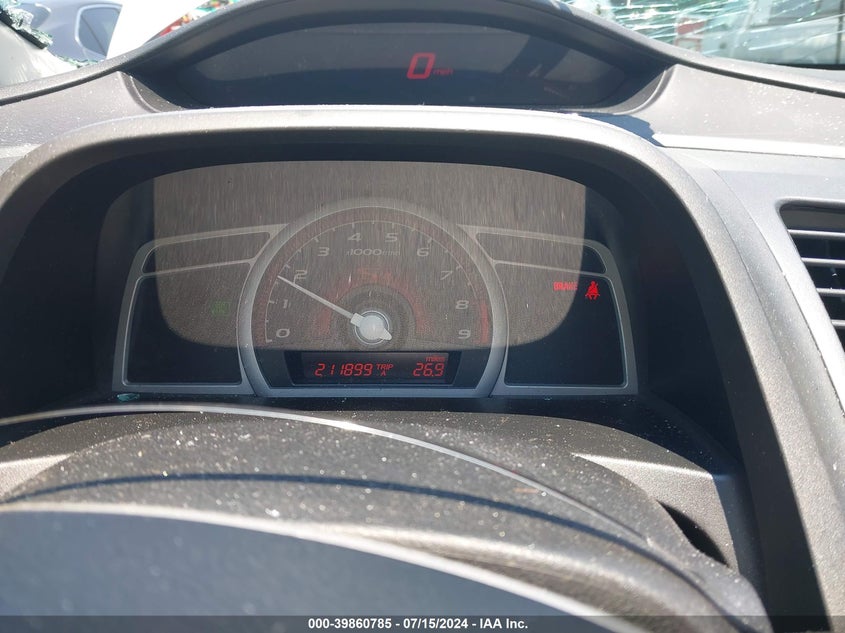 2008 Honda Civic Si VIN: 2HGFG21598H709238 Lot: 39860785