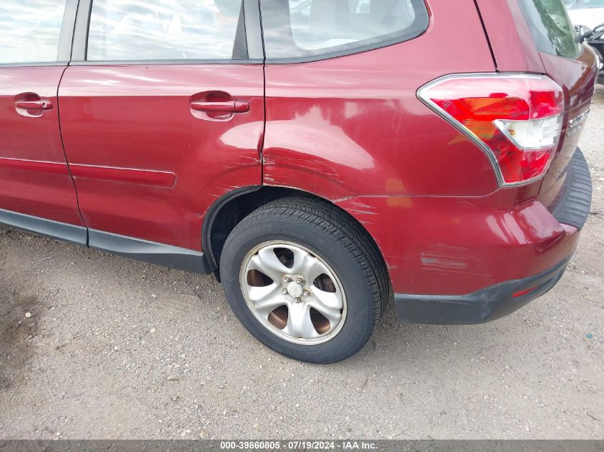 2014 Subaru Forester 2.5I VIN: JF2SJAAC3EH435996 Lot: 39860805