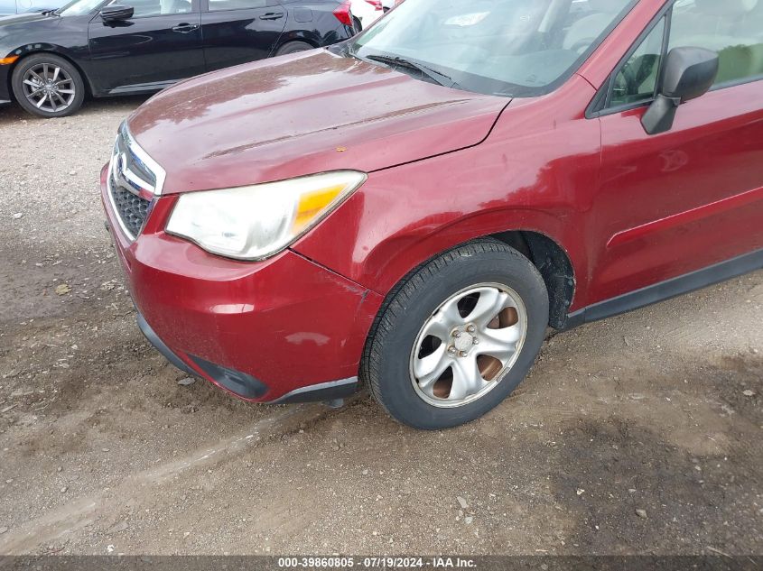 2014 Subaru Forester 2.5I VIN: JF2SJAAC3EH435996 Lot: 39860805