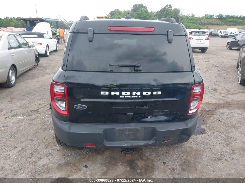 2021 Ford Bronco Sport Outer Banks VIN: 3FMCR9C6XMRB40775 Lot: 39860829