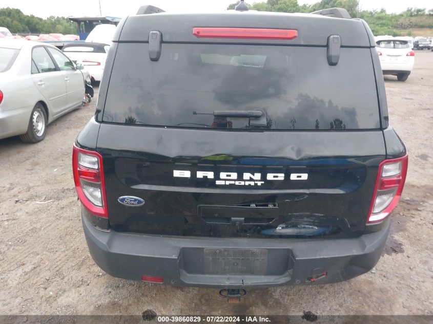 2021 Ford Bronco Sport Outer Banks VIN: 3FMCR9C6XMRB40775 Lot: 39860829