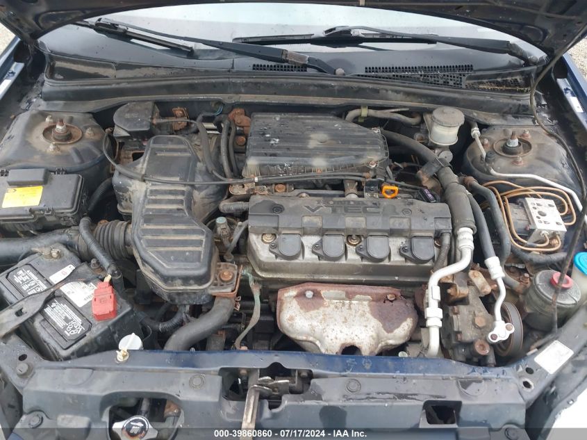 2003 Honda Civic Ex VIN: 2HGES26713H568985 Lot: 39860860