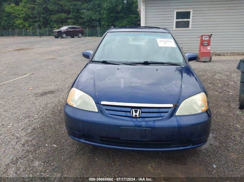 2003 Honda Civic Ex VIN: 2HGES26713H568985 Lot: 39860860