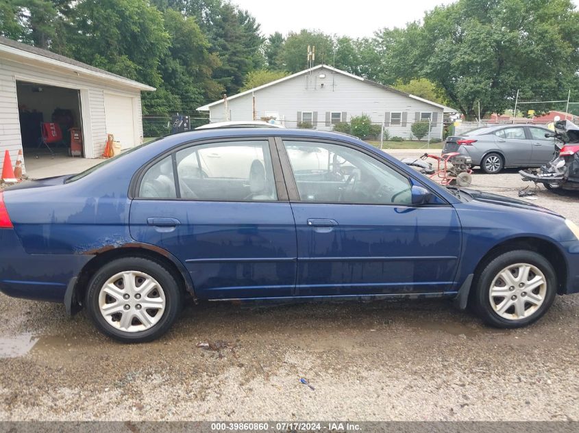 2003 Honda Civic Ex VIN: 2HGES26713H568985 Lot: 39860860