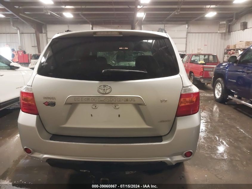 2008 Toyota Highlander VIN: JTEES41A682003866 Lot: 39860867